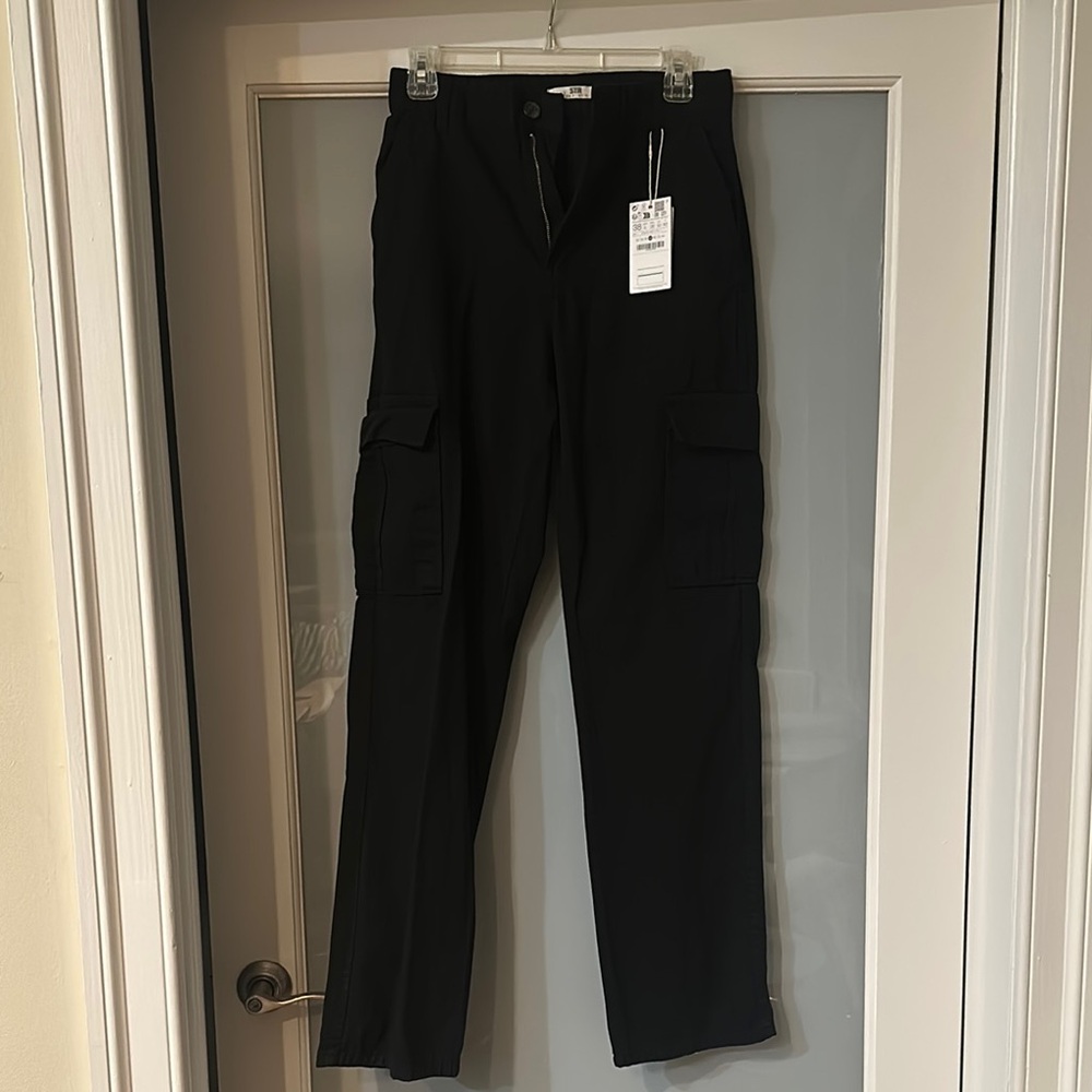 Womens Black Cargo Pants